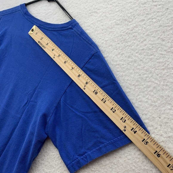 Dr. Who Graphic T-Shirt Mens Small S Tardis The Doctor YOLO BBC TV SciFi Blue - Picture 6 of 7